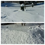 Snow accumulation AFTER our 9.9 inches