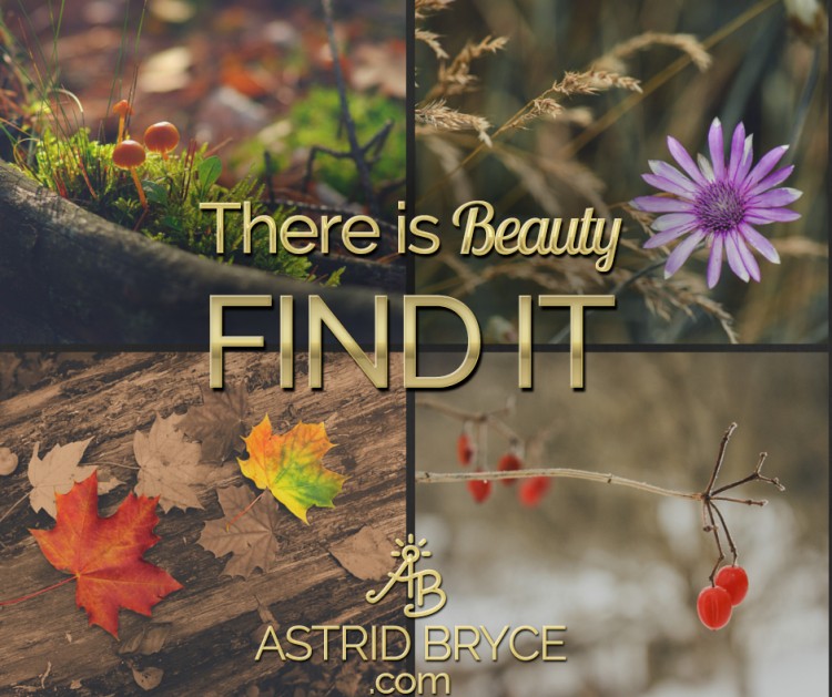 There is Beauty. Find it.